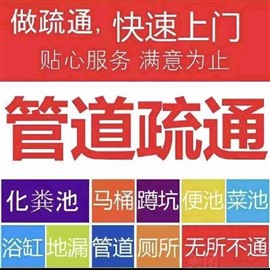 专业疏通马桶，疏通下水道，疏通厕所，疏通地漏，