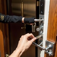 防盗门开锁技巧-普通防盗门怎么开锁-防盗门开锁电话24小时上门服务