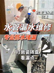 商河县测漏水/墙面起皮、返潮、查找漏水点、地下管道漏水定位