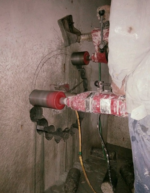 太原坞城东西街专业打孔-水钻打孔-油烟机打孔